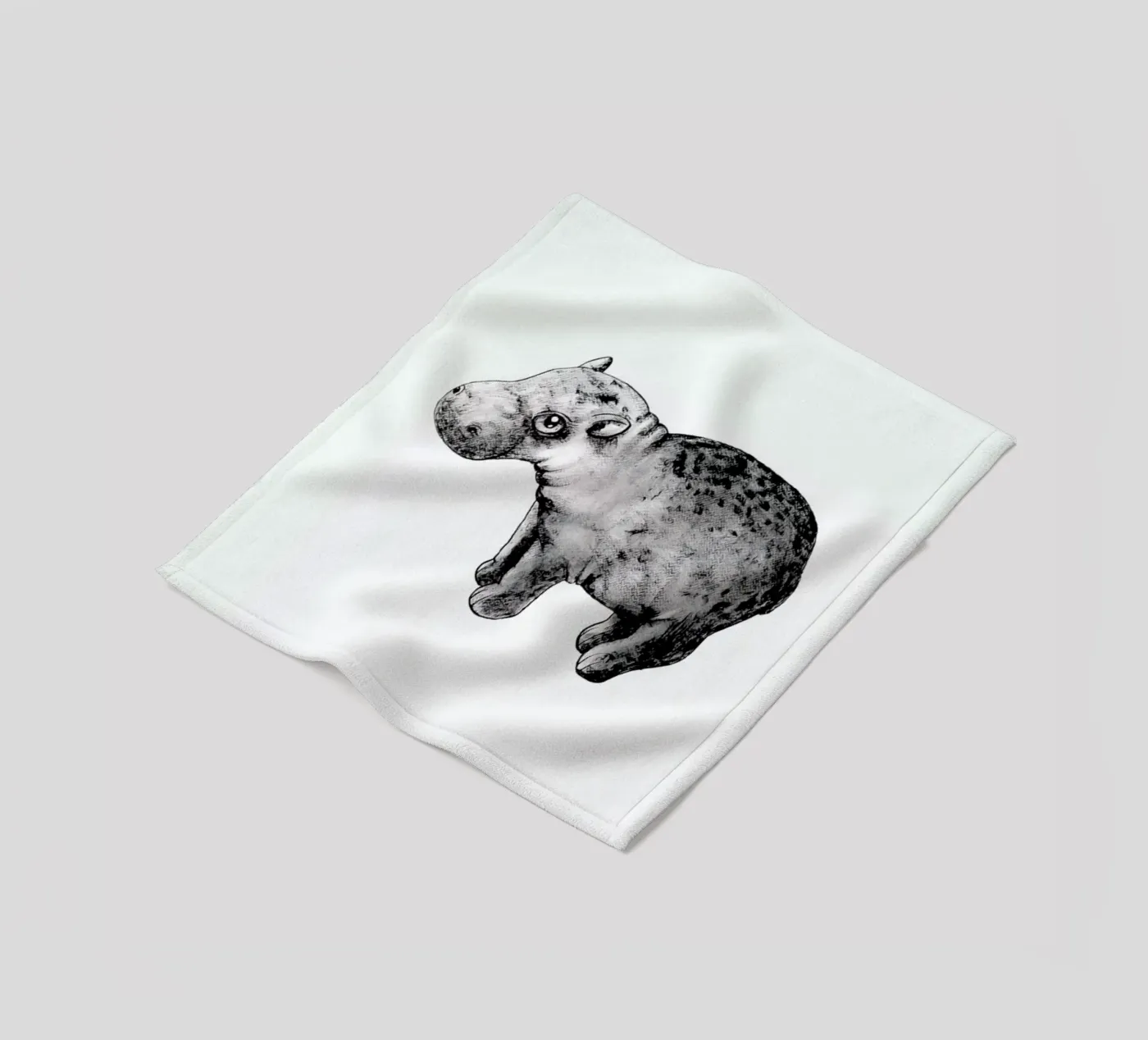 Hippo Fleecedecke von Tvinkla