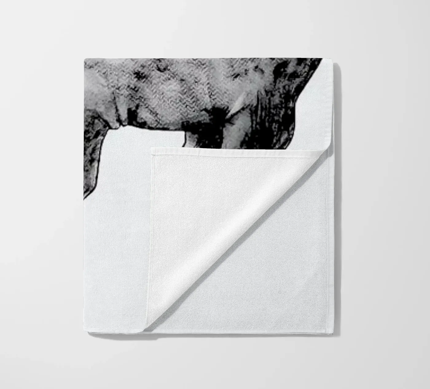 Hippo beach towel by Tvinkla