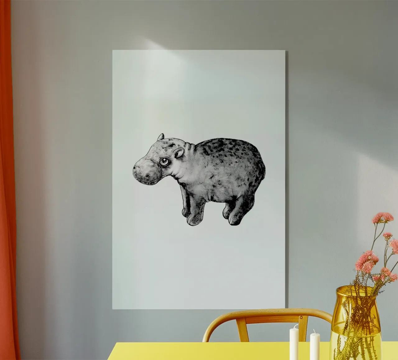 Hippo acryl van Tvinkla