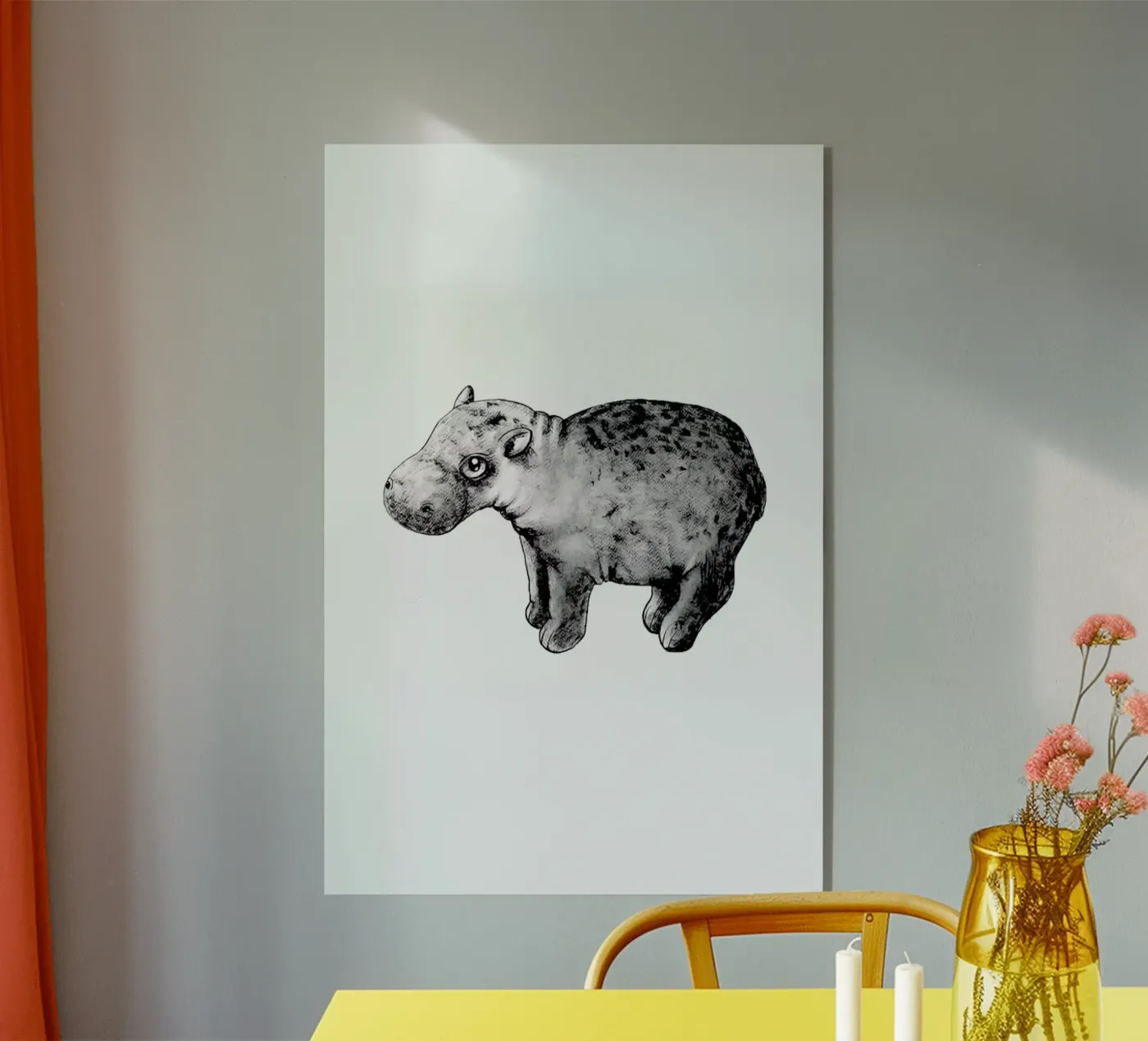 Hippo plexiglas de Tvinkla