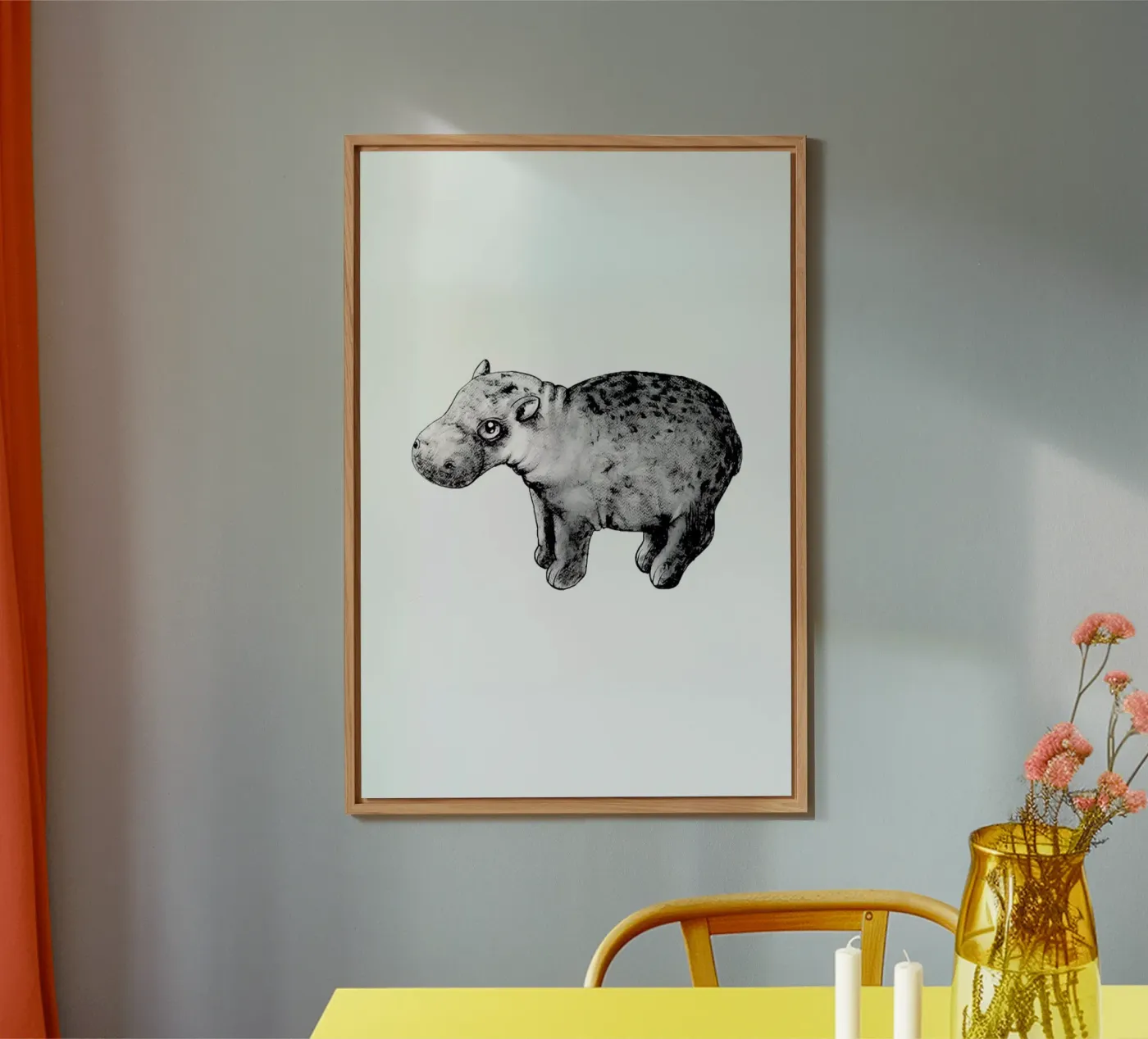 Hippo alluminio dibond da Tvinkla