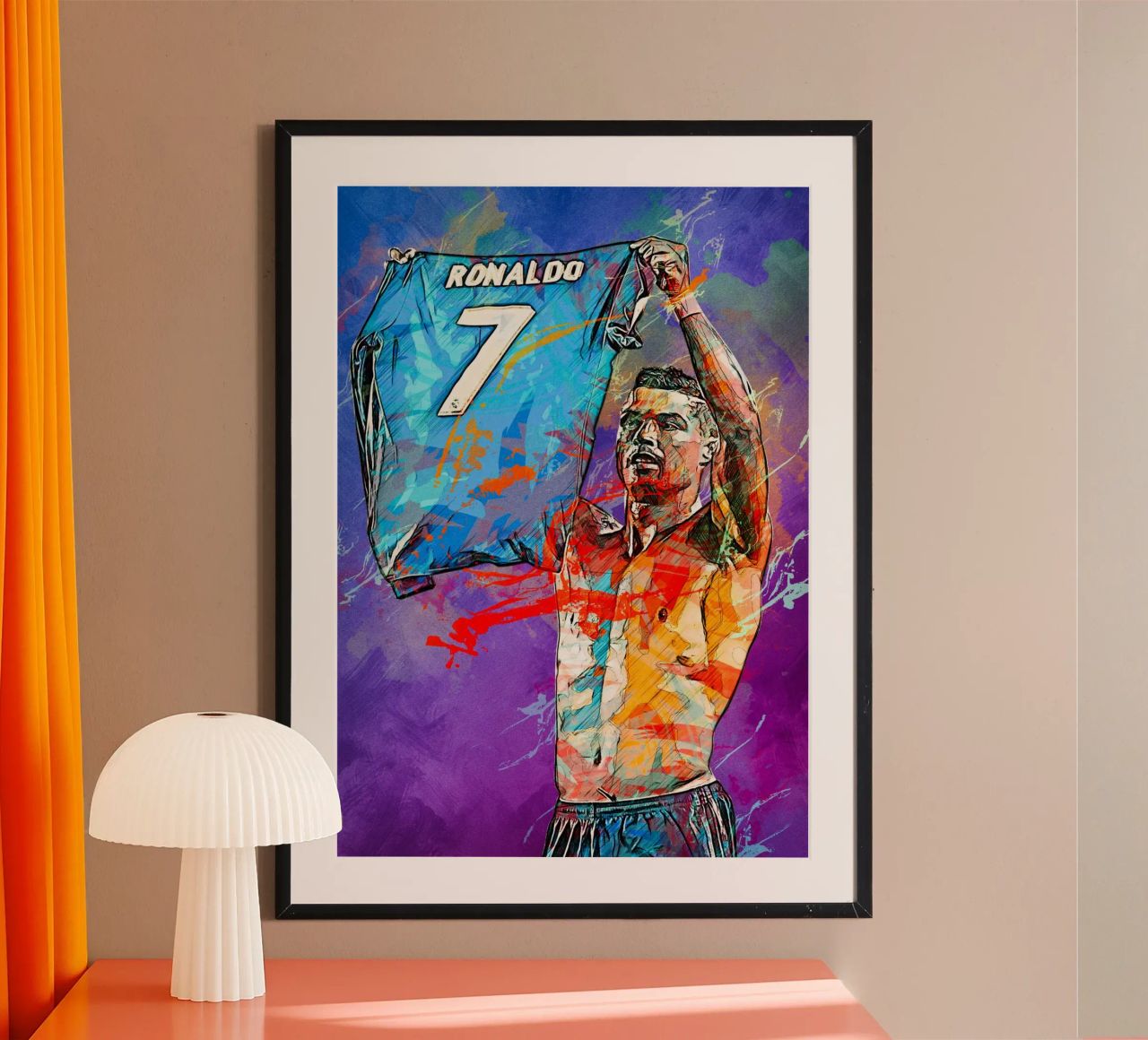 Cristiano Ronaldo Real Madrid Poster von tenten