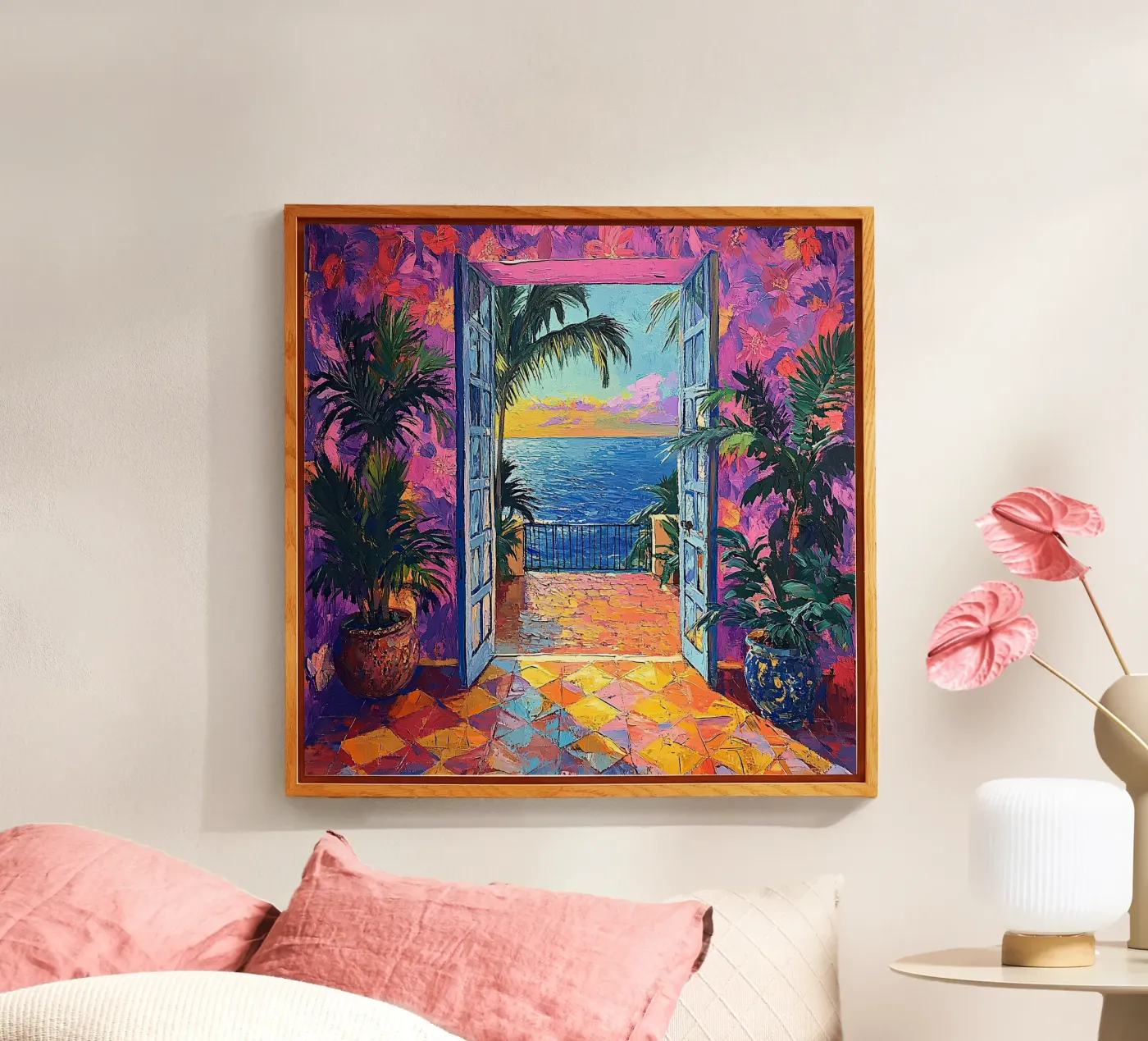 Colori nella brezza plexiglass da Nikis Art Studio