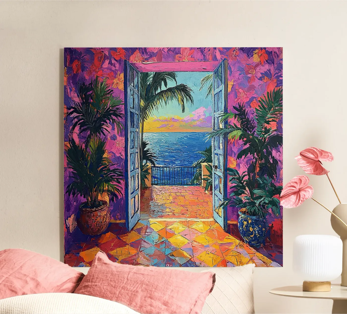 Colori nella brezza plexiglass da Nikis Art Studio