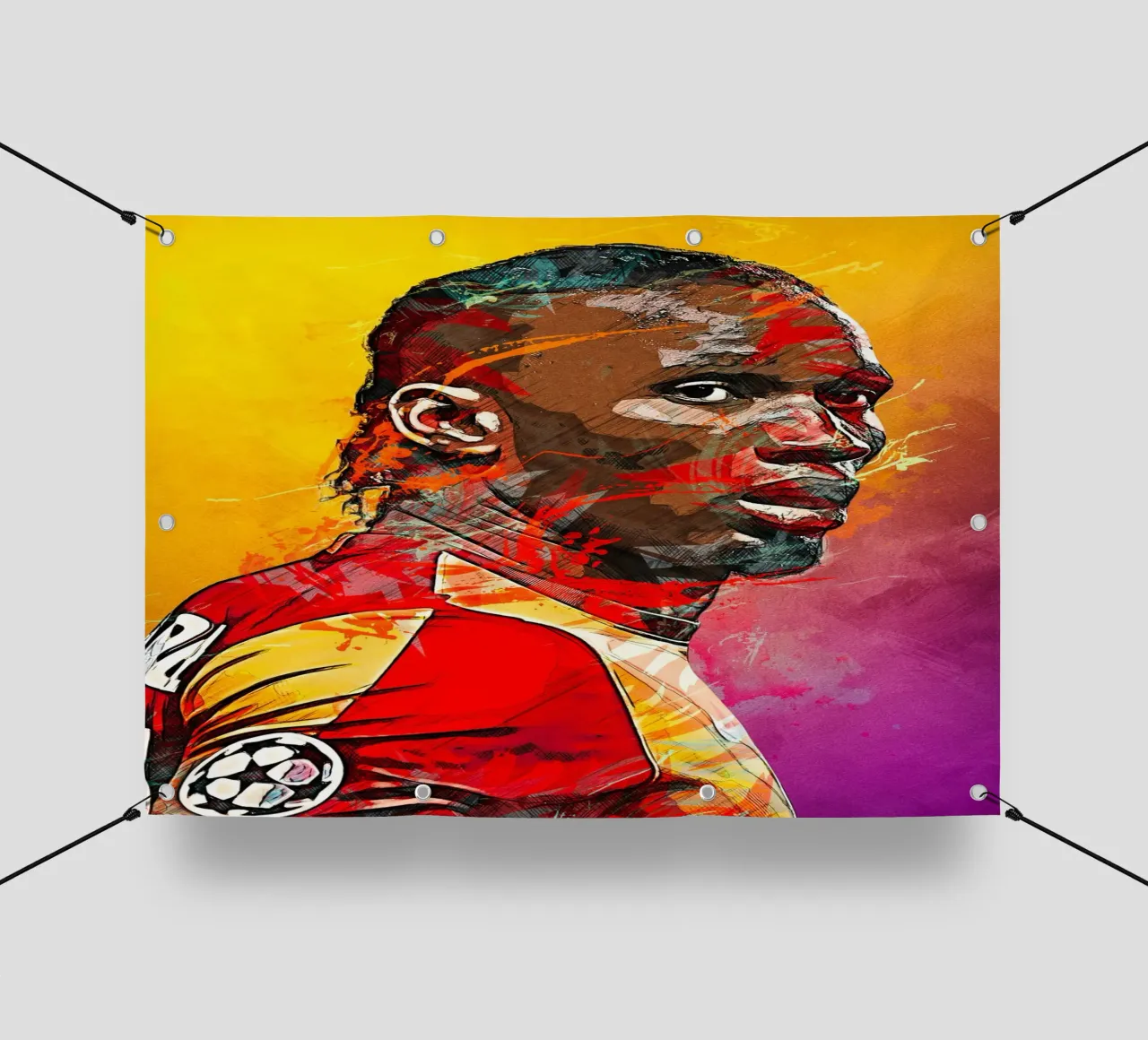 Didier Drogba telo in pvc da tenten