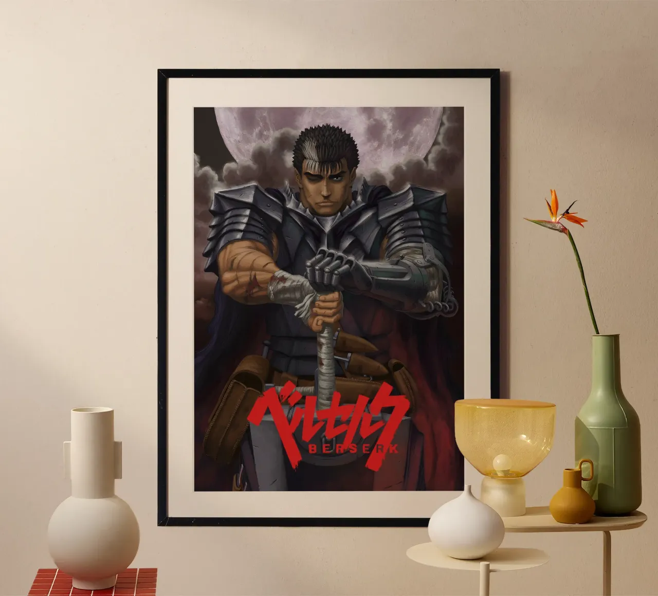 Guts Berserk carta hahnemühle da CreativeStudio