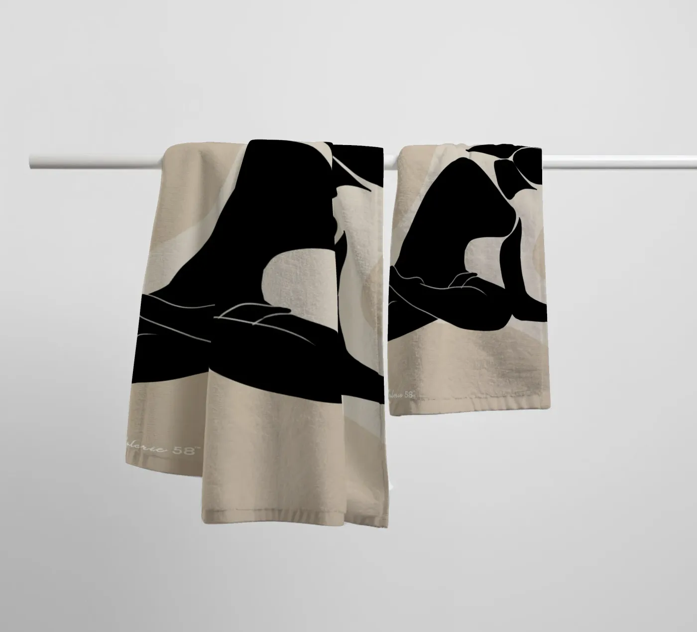 Sublime Drift badhanddoek van Mike Leymi