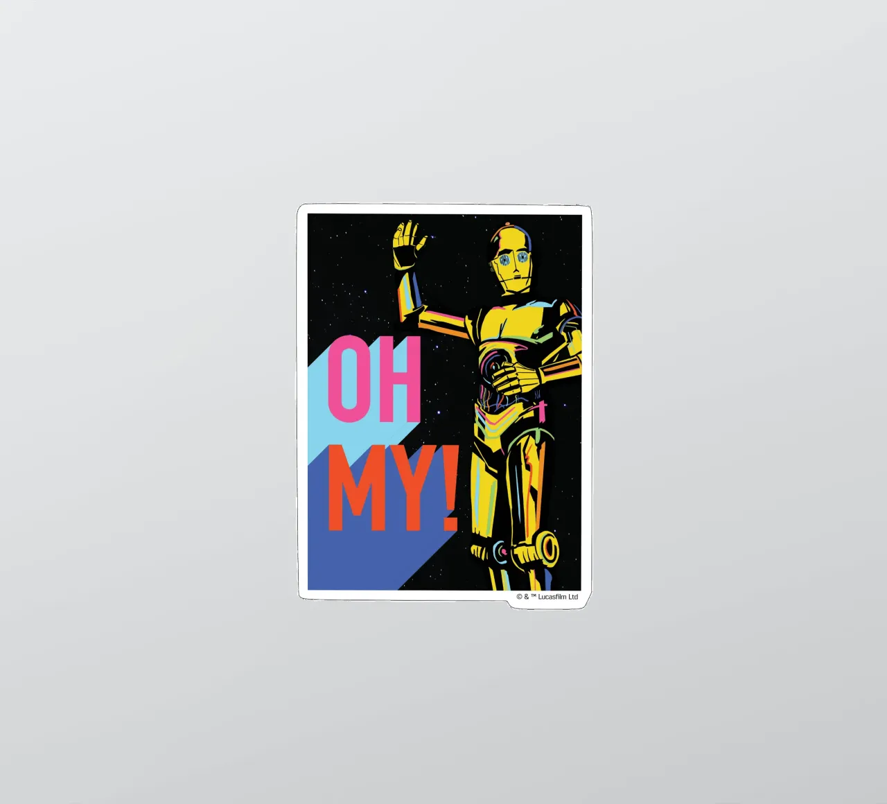 OH MY C-3PO adesivo da Star Wars - Sticker Shop
