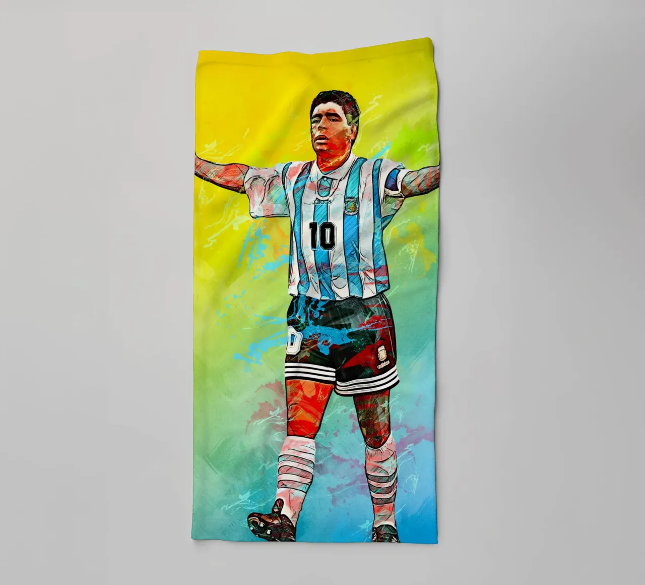 Diego Maradona towel by tenten