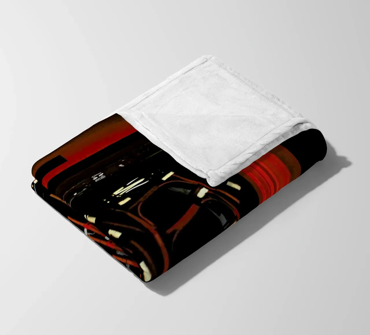Quiet Chairs fleece blanket by Sophie Etchart