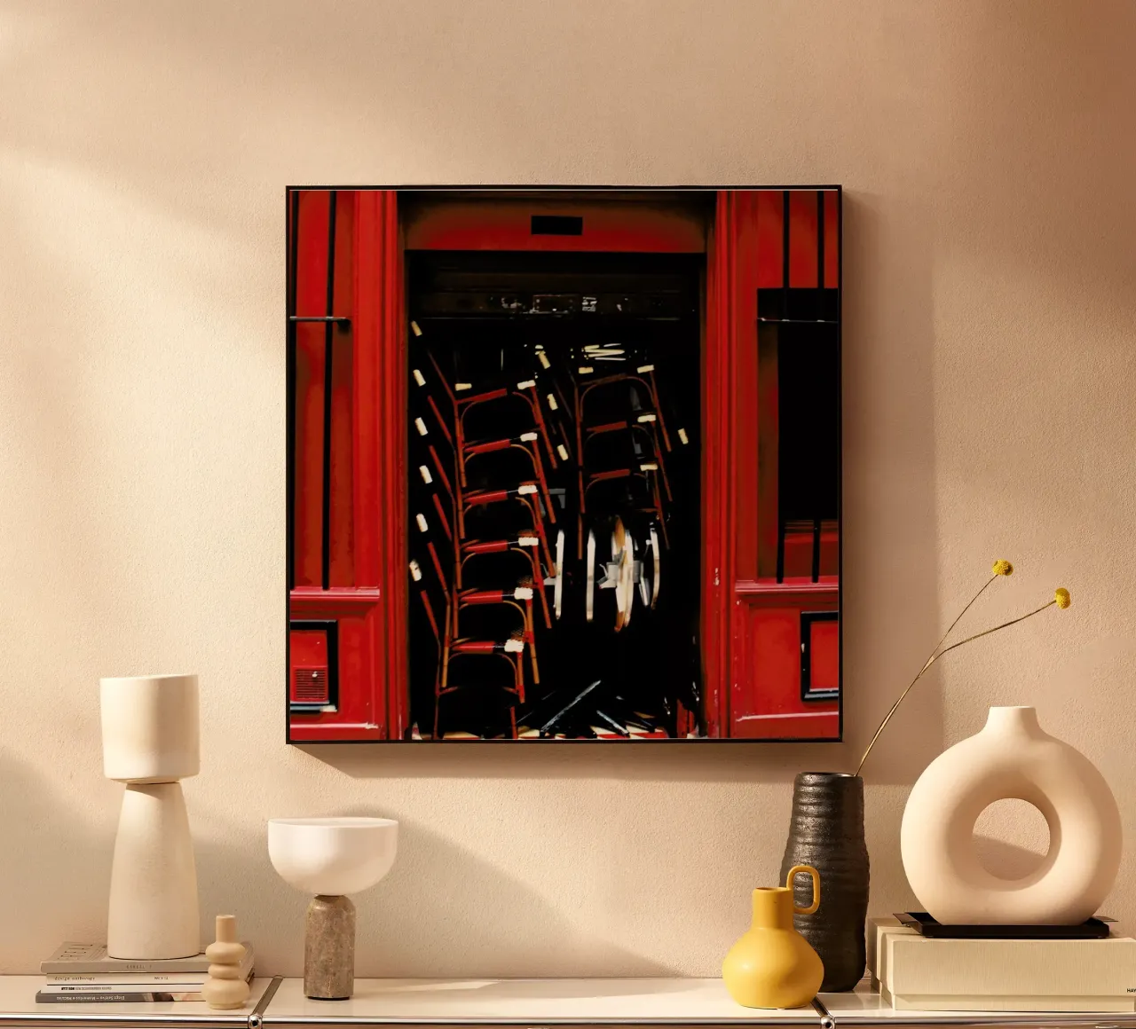 Quiet Chairs plexiglass da Sophie Etchart