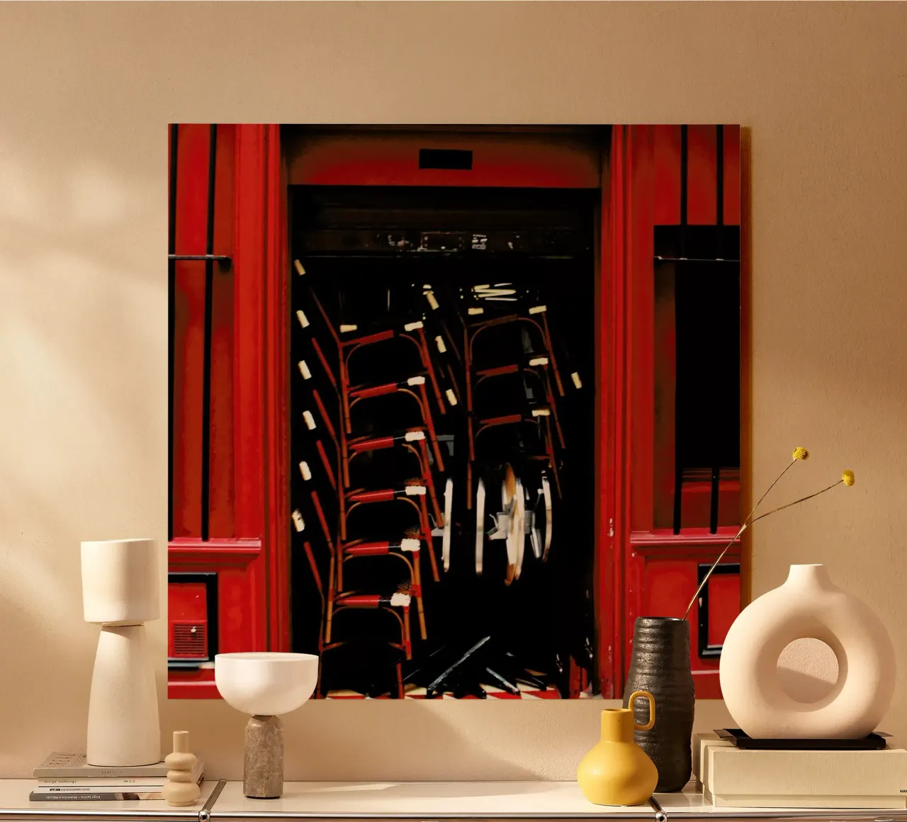 Quiet Chairs plexiglass da Sophie Etchart