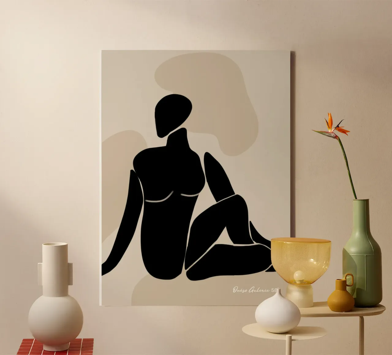 Golden Breeze canvas by Mike Leymi