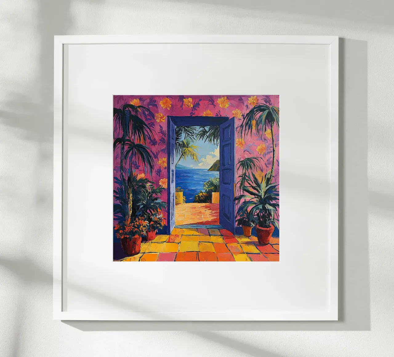Matisse inspiriert "Gemalte Pfade" Hahnemühle von Nikis Art Studio