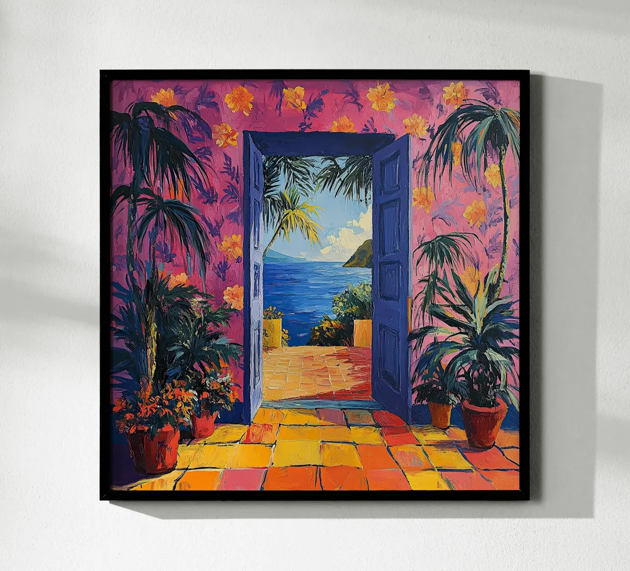 Matisse inspiriert "Gemalte Pfade" Hahnemühle von Nikis Art Studio