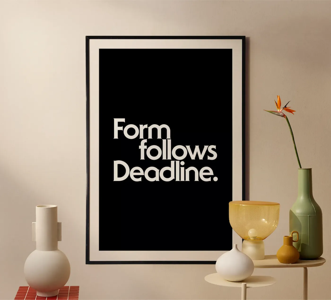 Deadline Black poster da Designliga Products GmbH & Co. KG