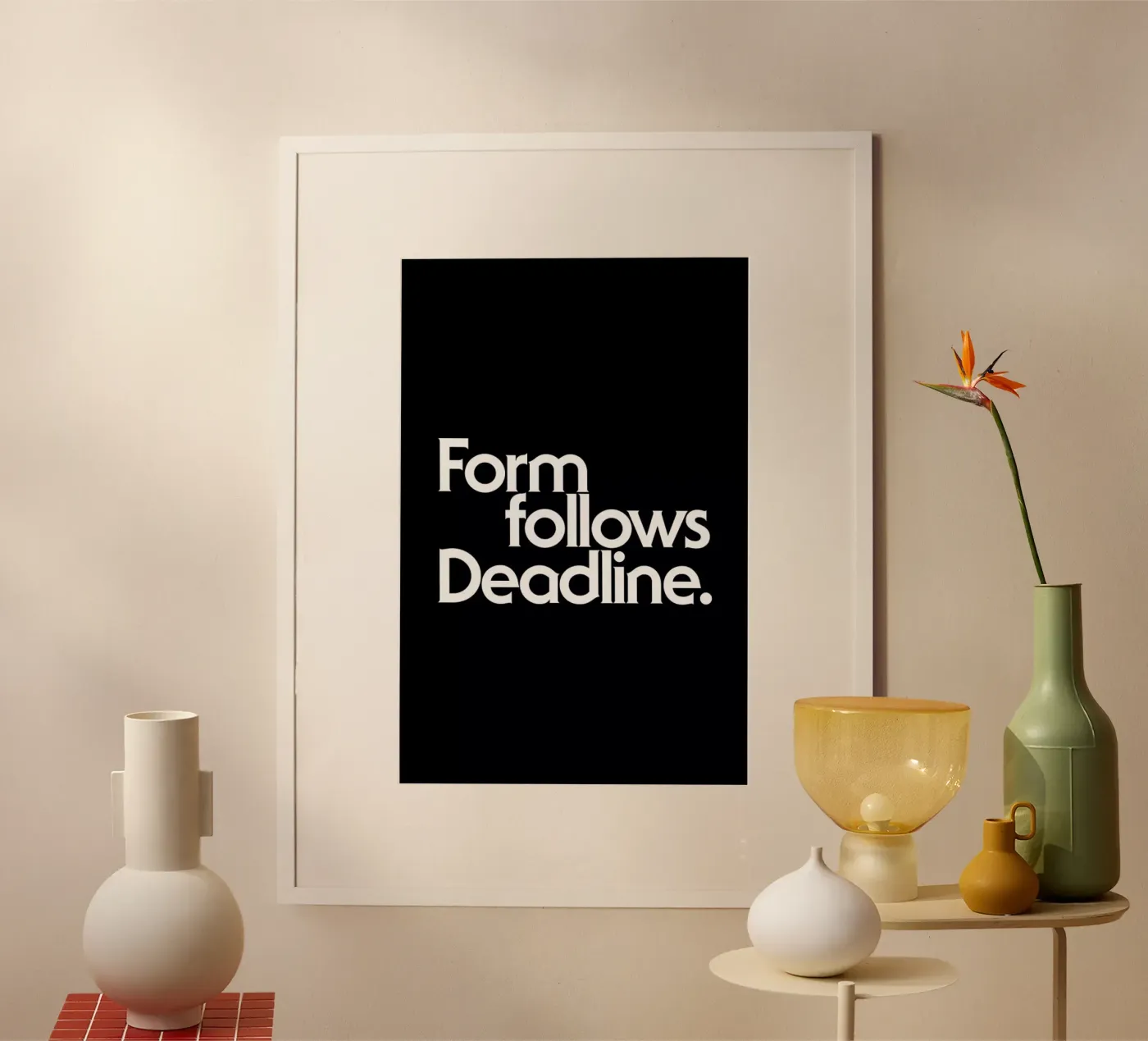 Deadline Black poster da Designliga Products GmbH & Co. KG