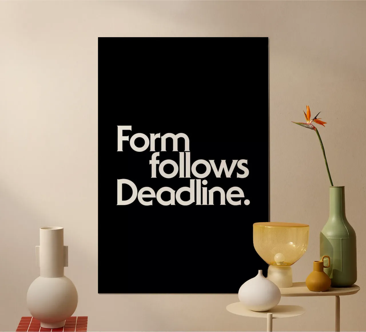 Deadline Black poster da Designliga Products GmbH & Co. KG