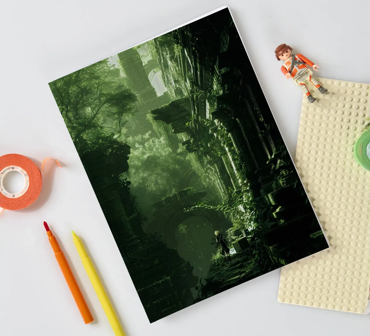 Ancient Ruins Exploration notebook by CreativeStudio