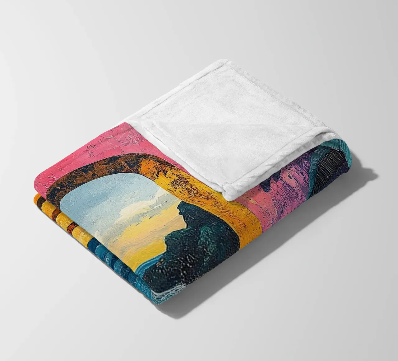 Matisse inspiriert Open Door coperta in pile da Nikis Art Studio