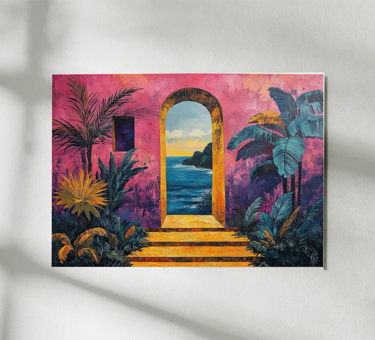 Matisse inspiriert Open Door alluminio dibond da Nikis Art Studio