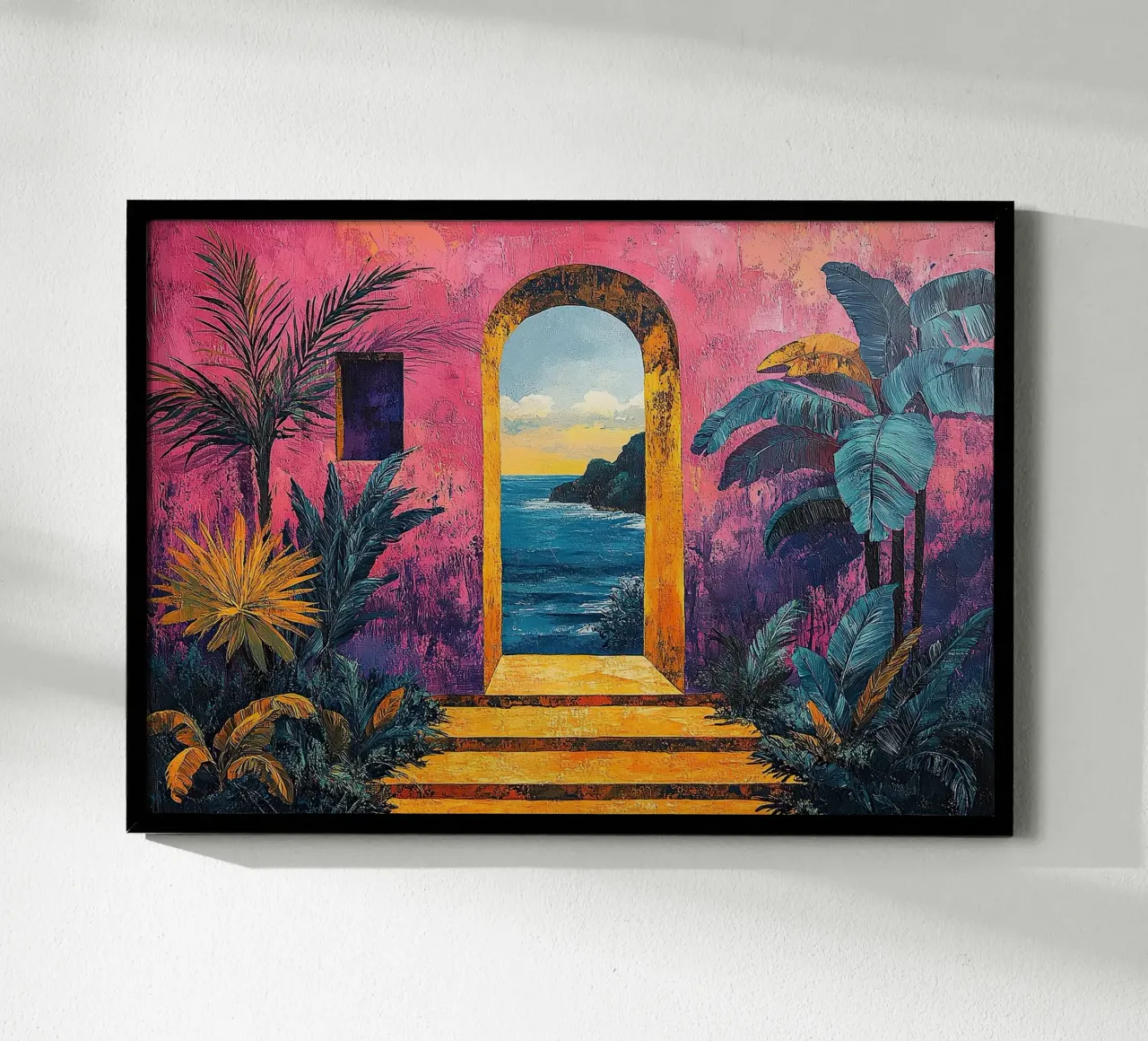 Matisse inspiriert Open Door carta hahnemühle da Nikis Art Studio