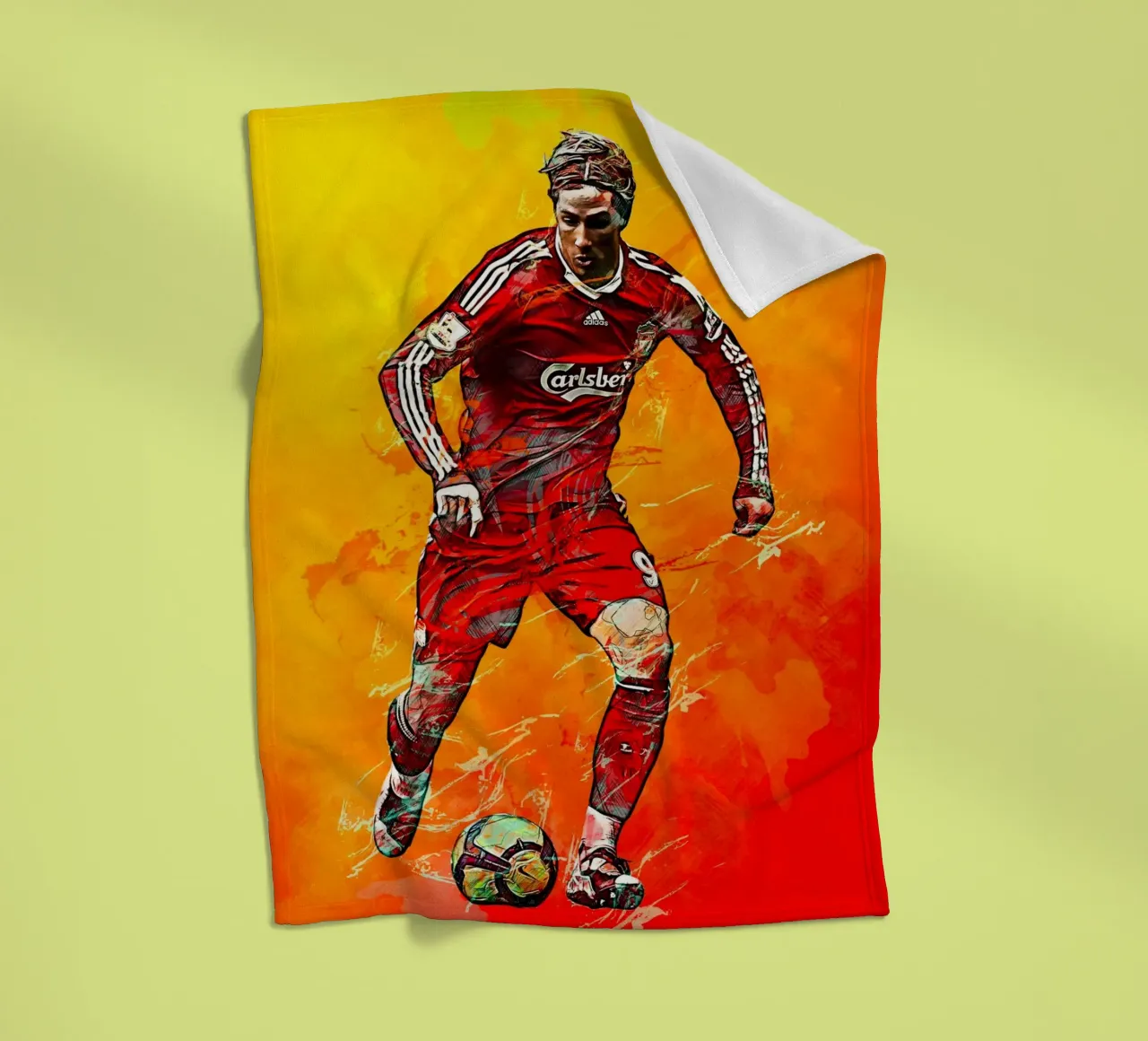 Fernando Torres coperta in pile da tenten