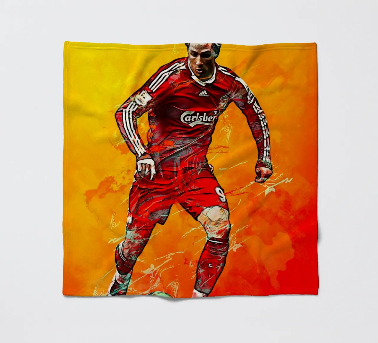 Fernando Torres coperta in pile da tenten