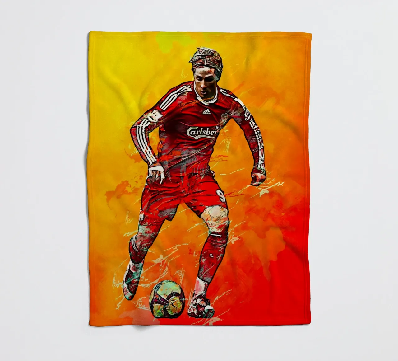 Fernando Torres coperta in pile da tenten
