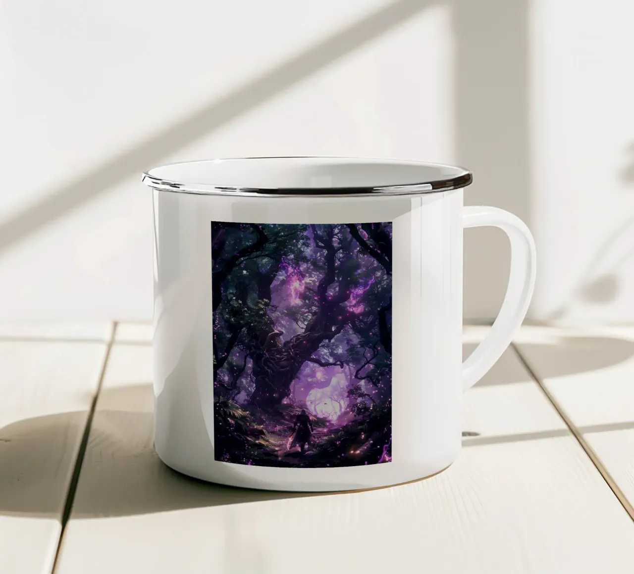 enchanted forest tazza in smalto da CreativeStudio