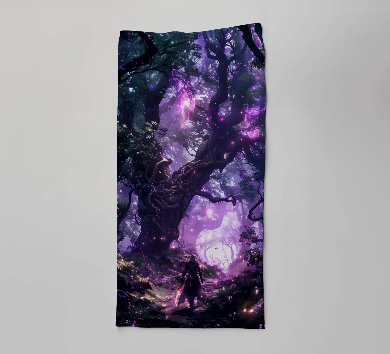enchanted forest asciugamano da bagno da CreativeStudio
