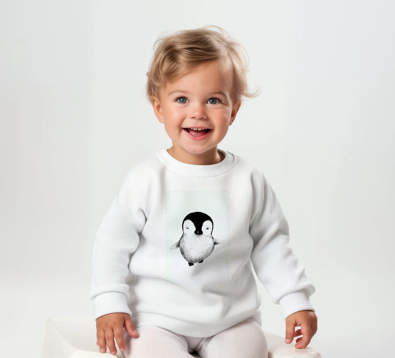 Penguin felpa neonato da Tvinkla