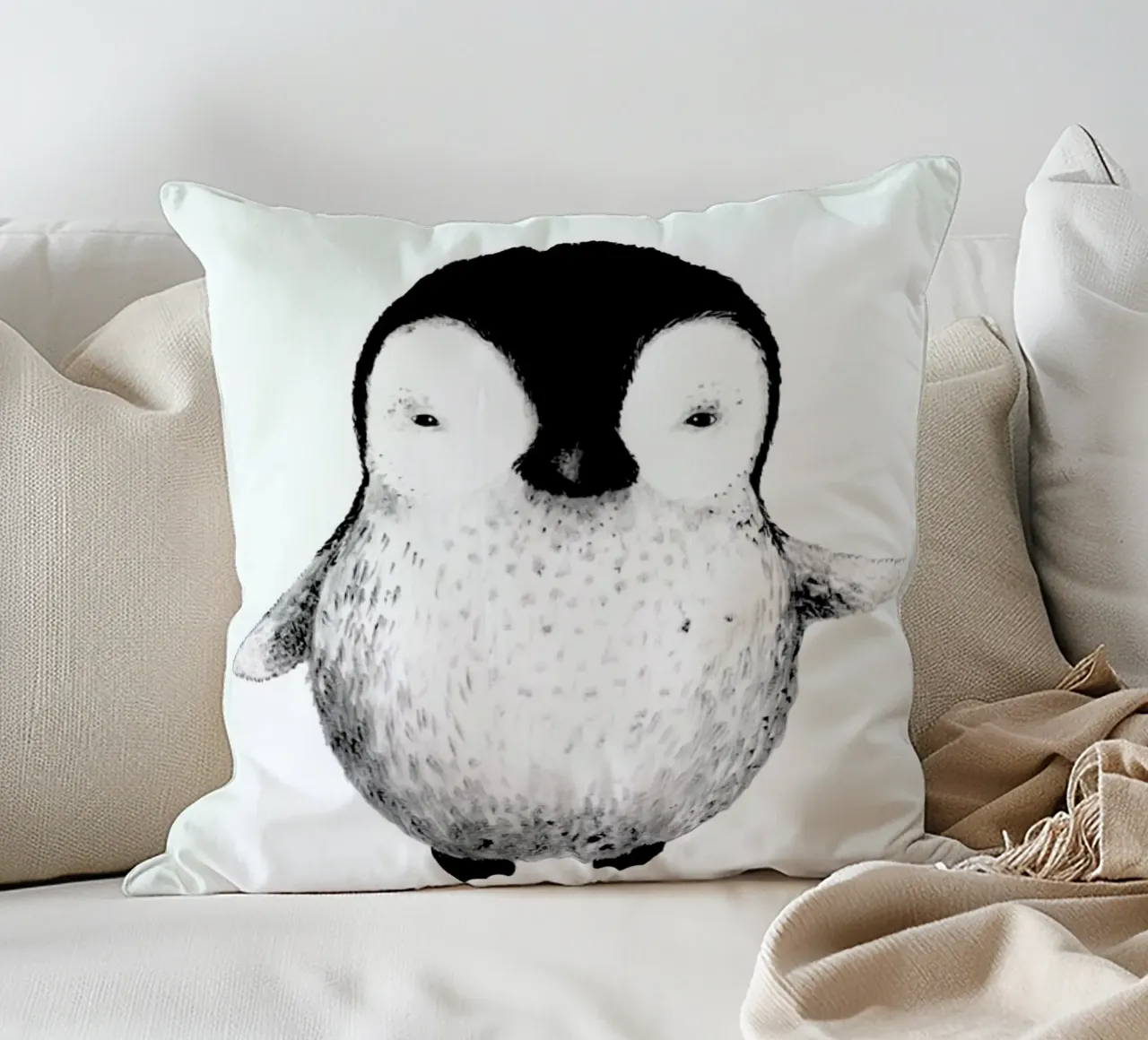 Penguin cuscino da Tvinkla