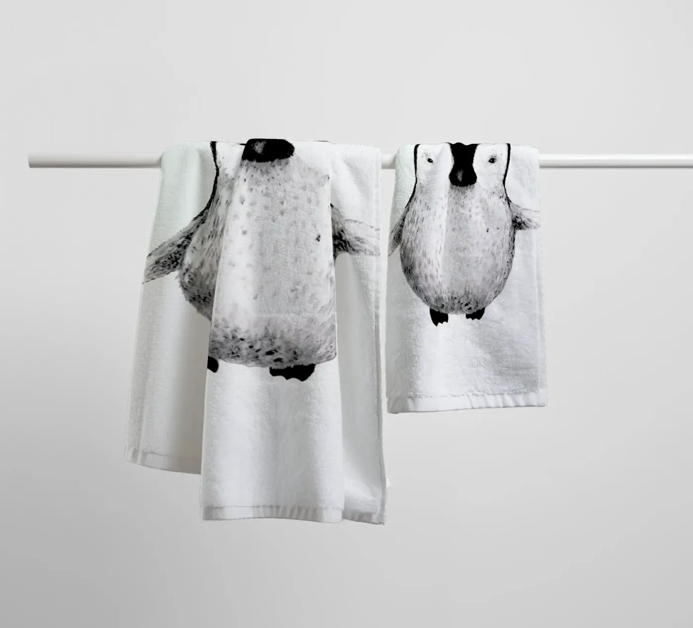 Penguin badhanddoek van Tvinkla