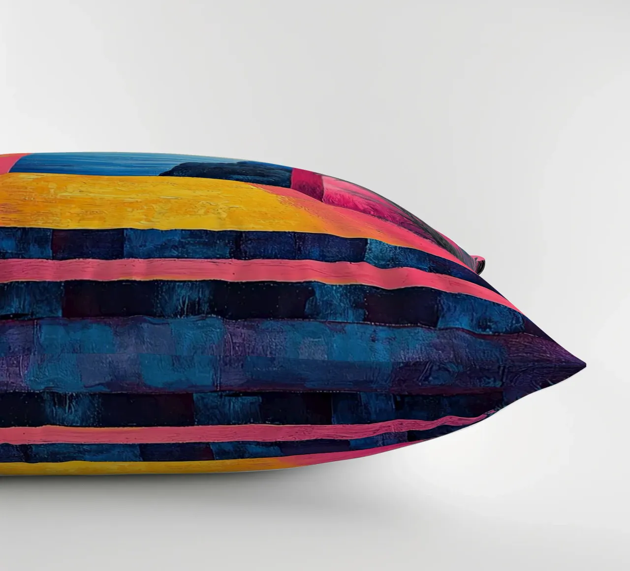 Coastal Calm Captured decorative cushion by Nikis Art Studio