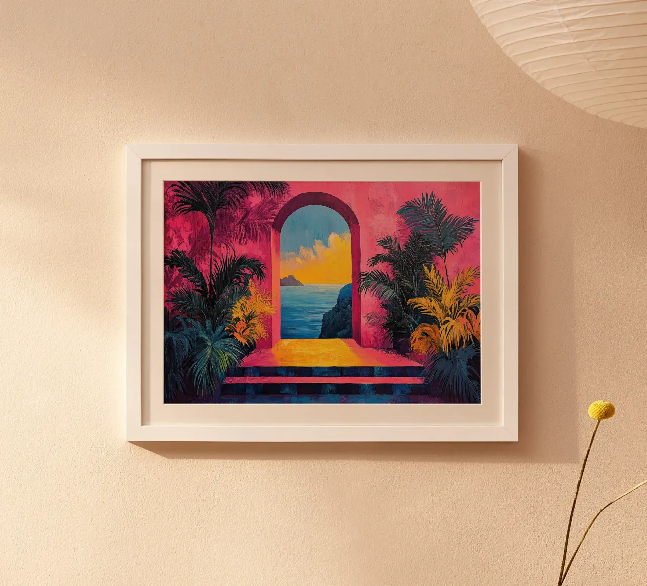 Le calme de la côte capturé hahnemühle de Nikis Art Studio