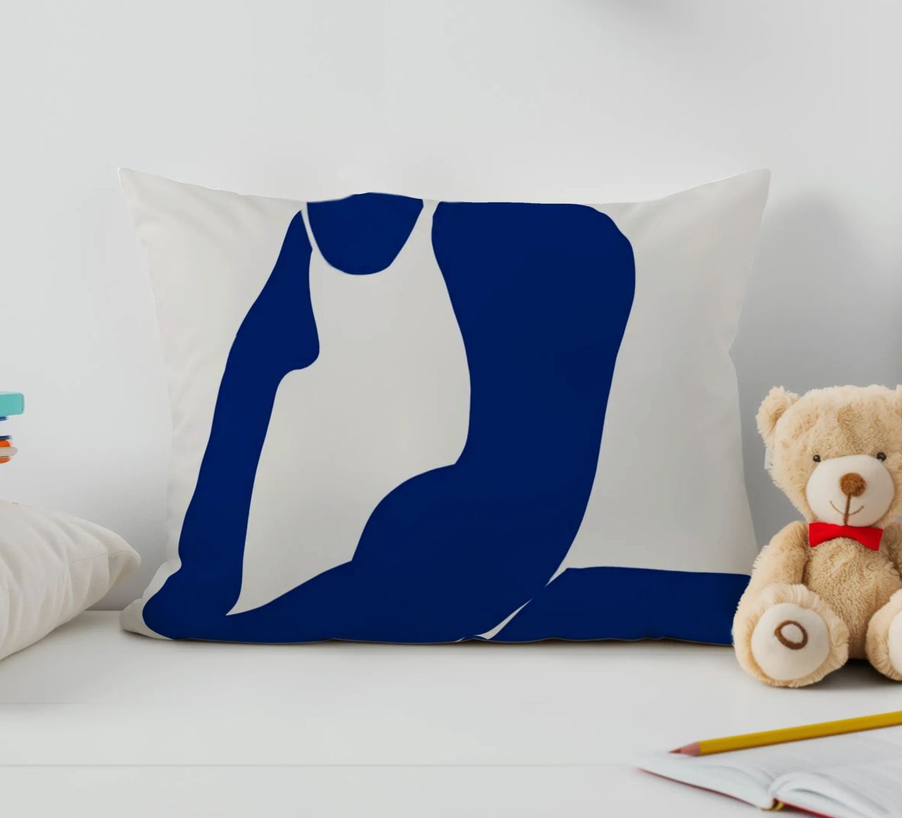 Hazy Tranquility decorative cushion by Mike Leymi