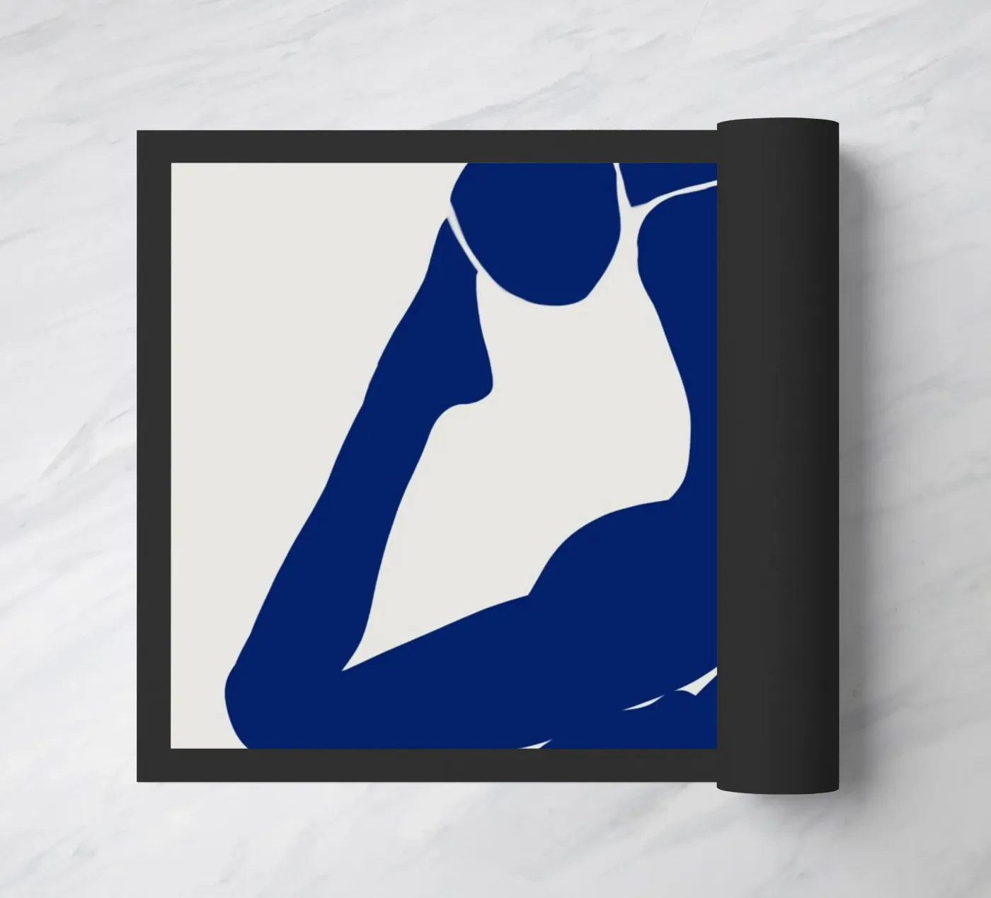 Hazy Tranquility Fußmatte von Mike Leymi