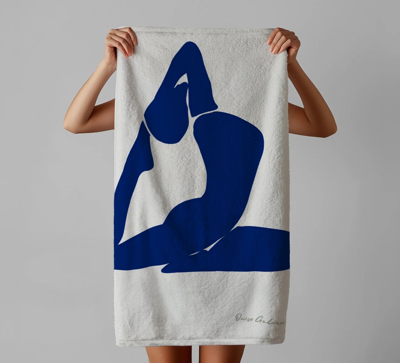Hazy Tranquility towel by Mike Leymi