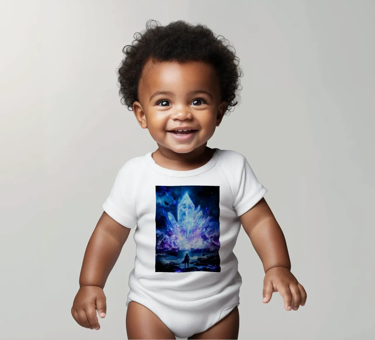 Ethereal Crystal Realm body neonato maniche corte da CreativeStudio