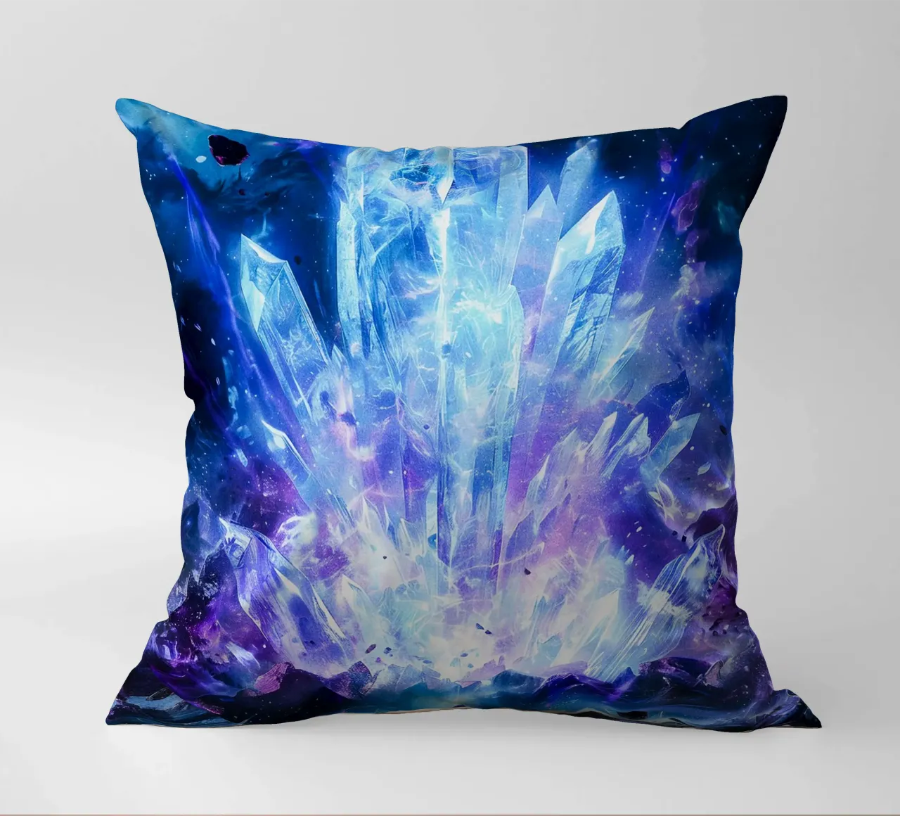 Ethereal Crystal Realm cuscino da CreativeStudio