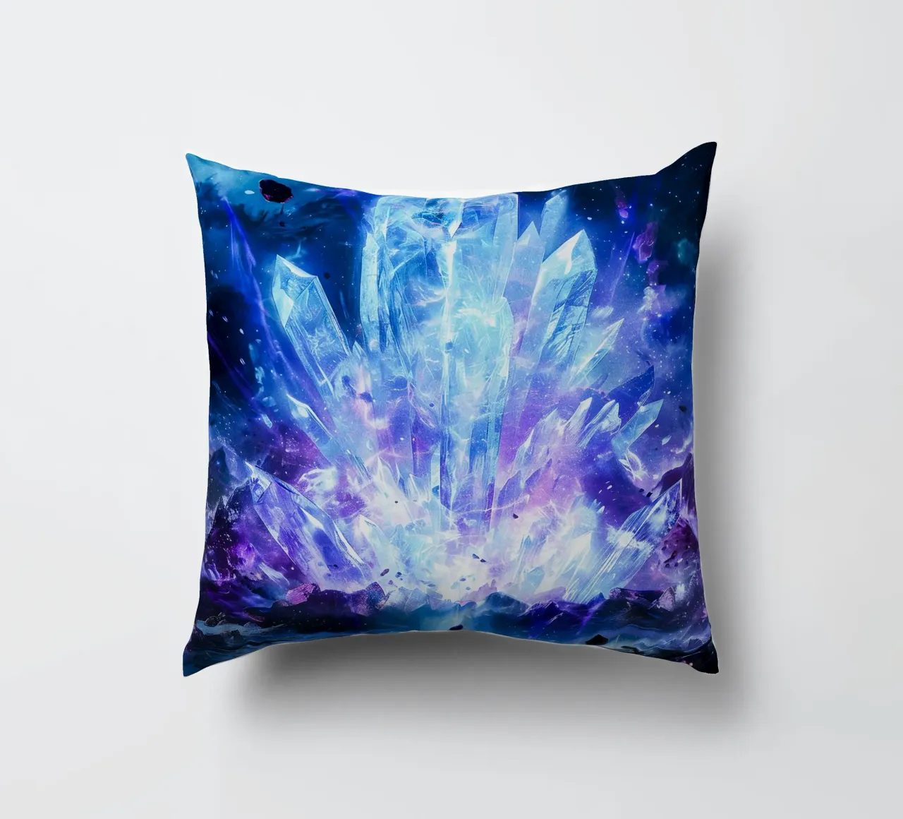 Ethereal Crystal Realm cuscino da CreativeStudio
