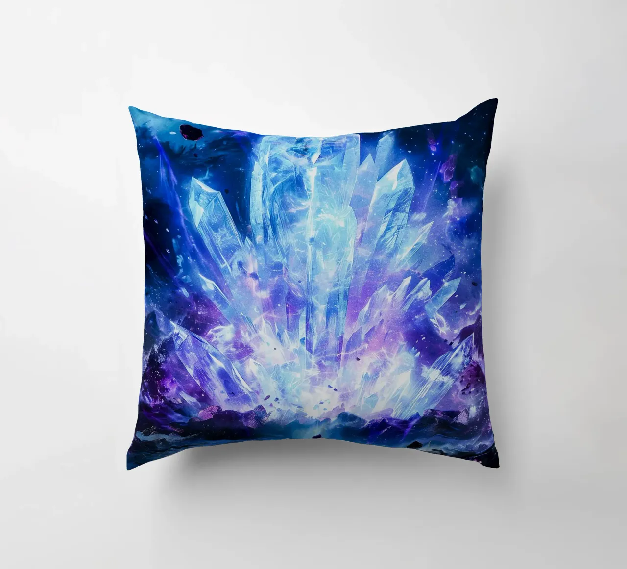 Ethereal Crystal Realm cuscino da CreativeStudio