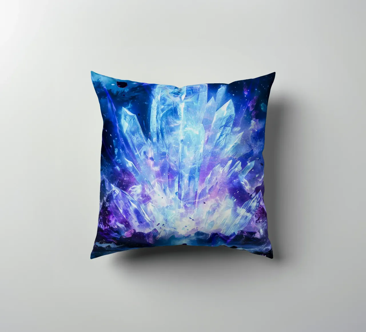 Ethereal Crystal Realm cuscino da CreativeStudio