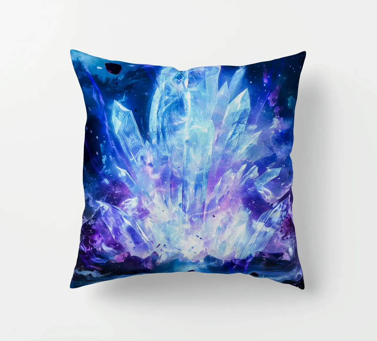 Ethereal Crystal Realm cuscino da CreativeStudio