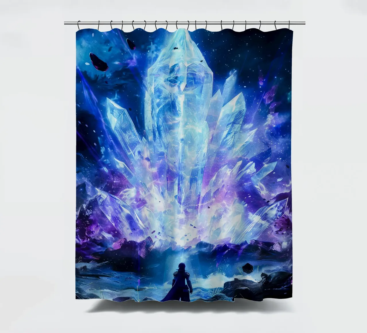 Ethereal Crystal Realm Duschvorhang von CreativeStudio
