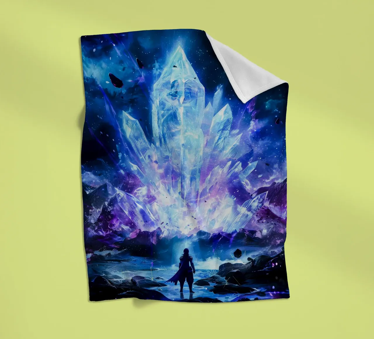 Ethereal Crystal Realm coperta in pile da CreativeStudio