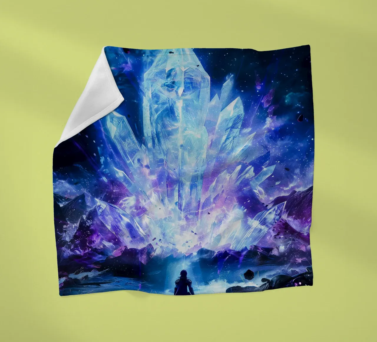 Ethereal Crystal Realm coperta in pile da CreativeStudio