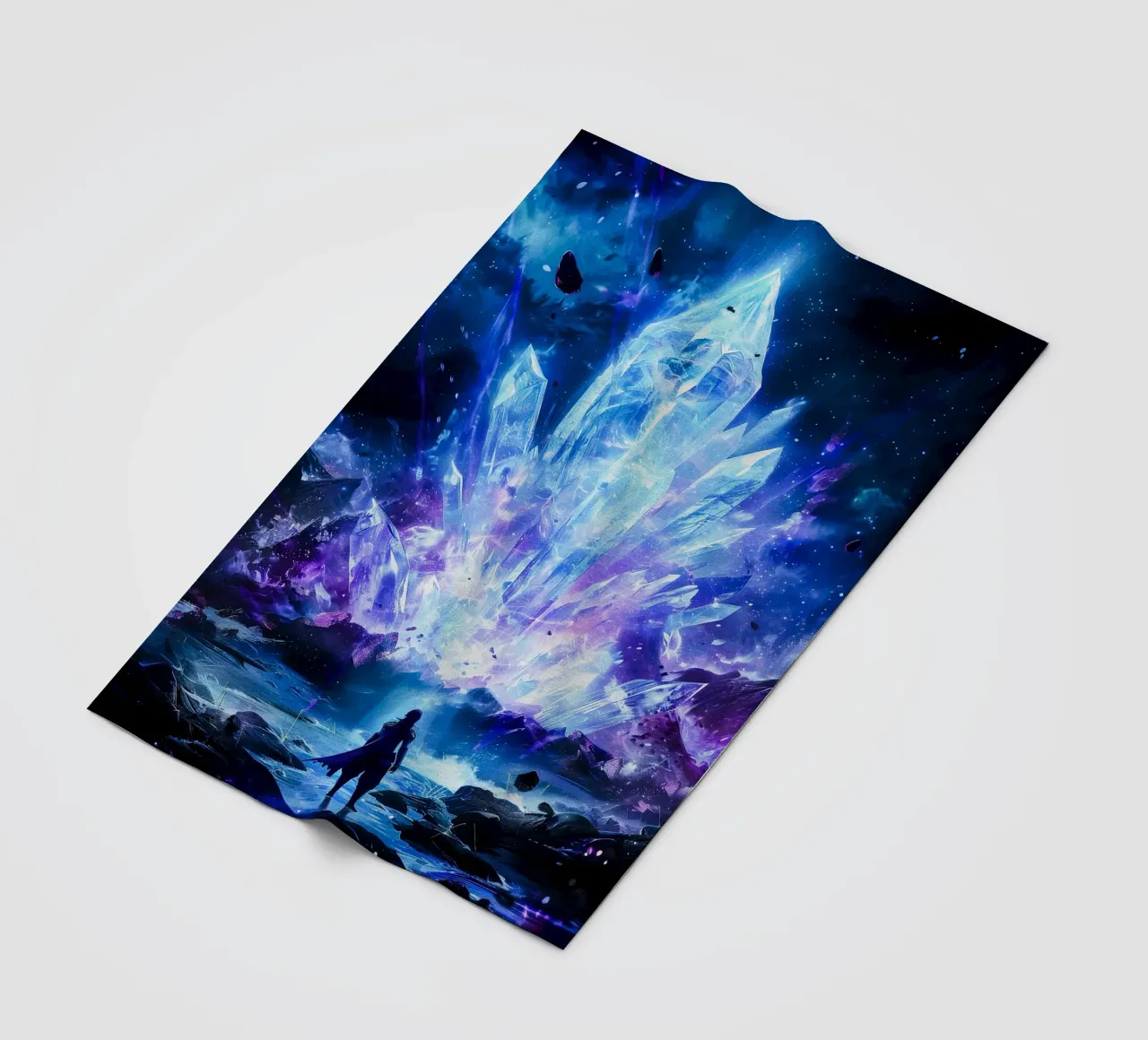 Ethereal Crystal Realm coperta in pile da CreativeStudio