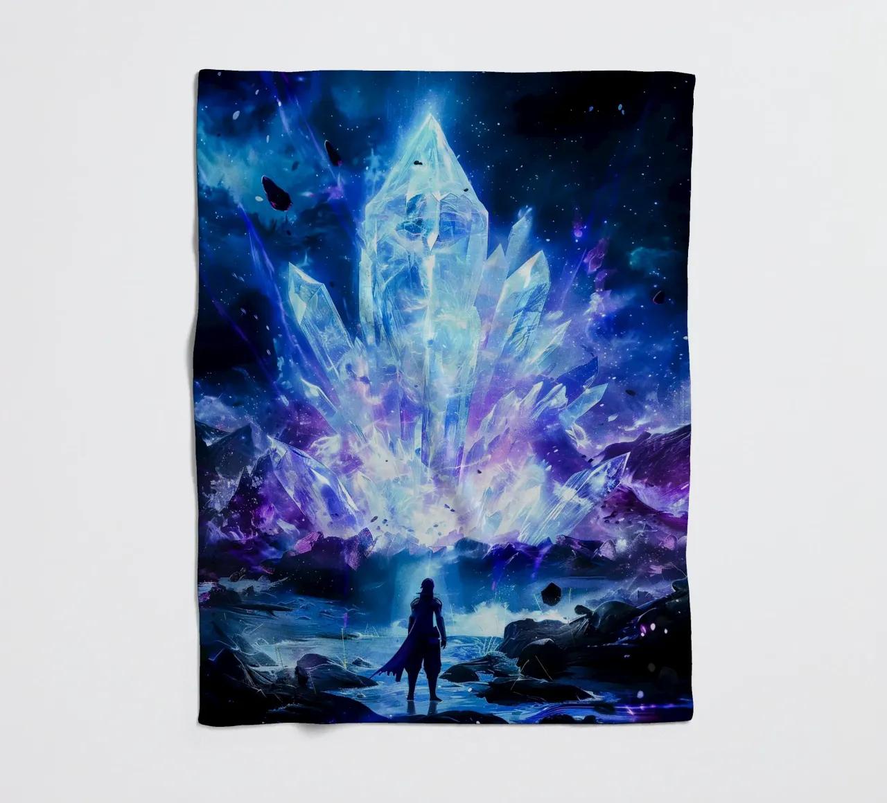 Ethereal Crystal Realm coperta in pile da CreativeStudio